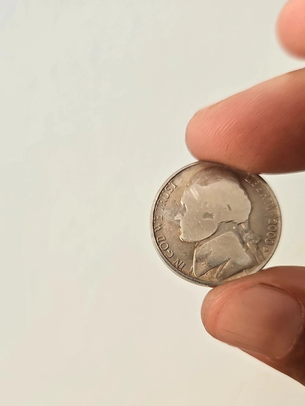 ERROR , Struck Through Count Dye Error, D 2000 Nickel